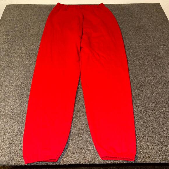 Jerzees Nublend Jogger Sweatpants Adult XL Red Fleece Cotton Thick-fil-A Logo - Picture 2 of 7